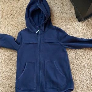 Navy thick kids Ivivva sweatshirt